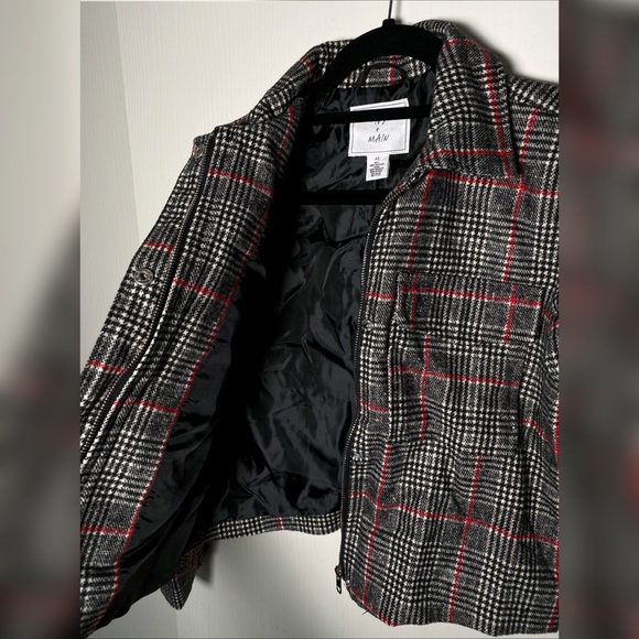NWT Ivy + Main Cropped Plaid Jacket - Picture 5 of 6